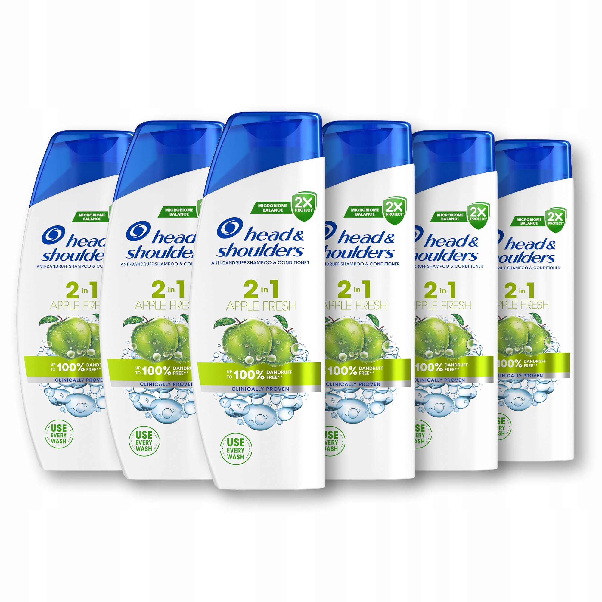 Šampón 2 v 1 Head & Shoulders Apple Fresh, 6 x 330 ml